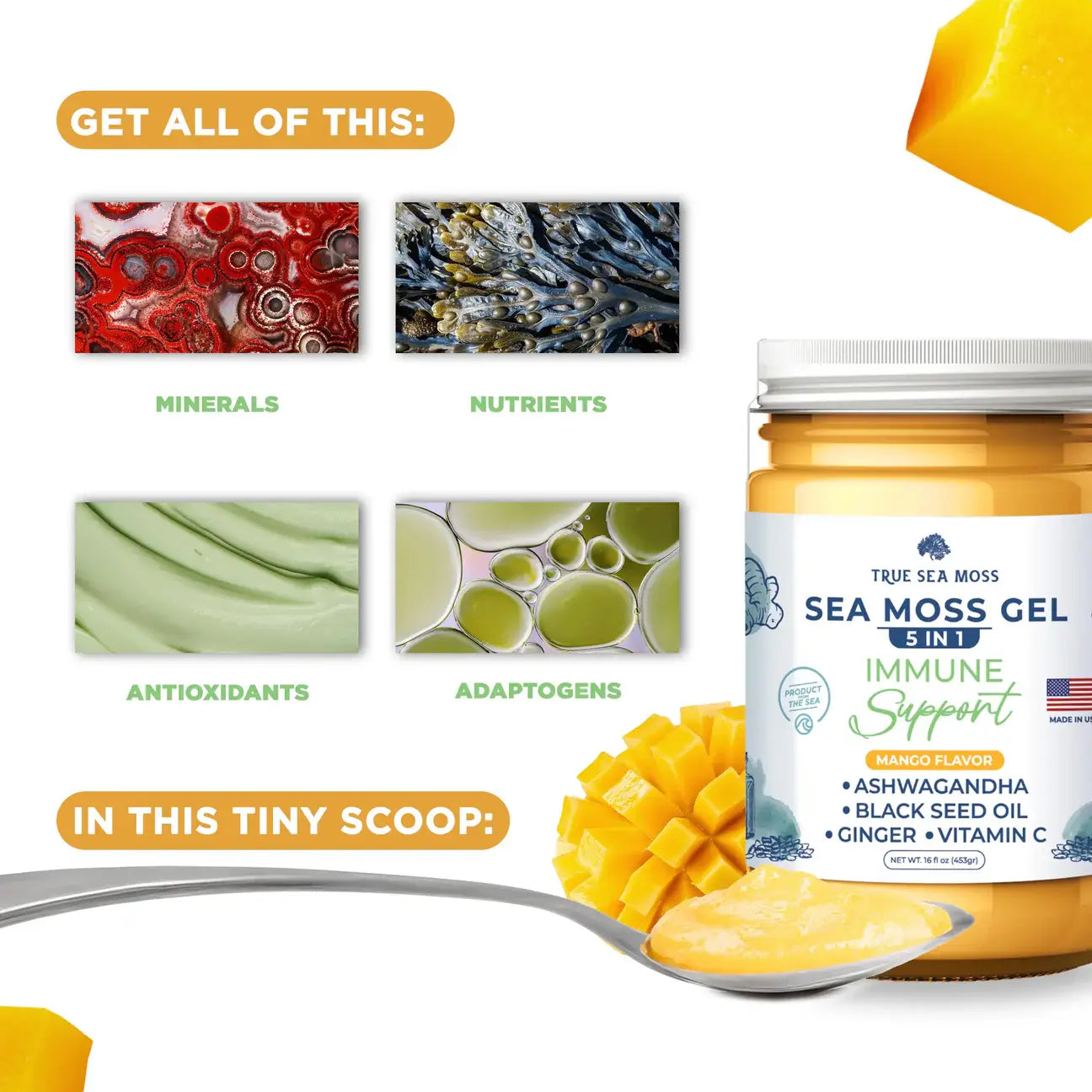 MANGO SEA MOSS GEL