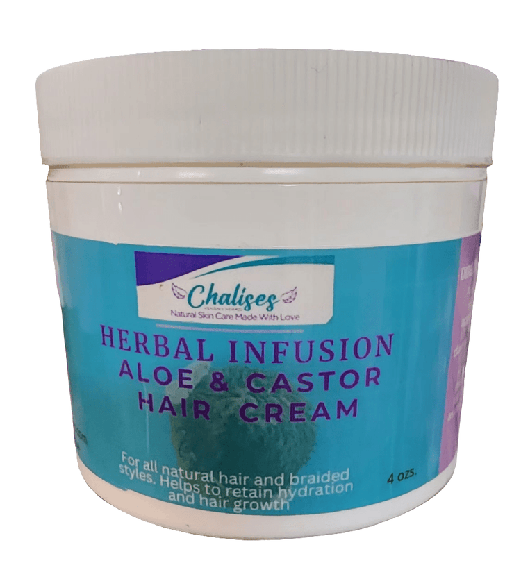 Herbal Infusion Aloe & Castor Hair Cream - Chalises Heavenly Inspired