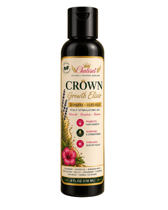 Crown Hair Elixirs, Shampoos and Oils - Chalises Heavenly Inspired