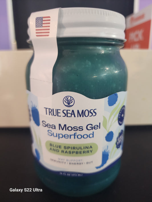 BLUE SPIRULINA SEA MOSS GEL