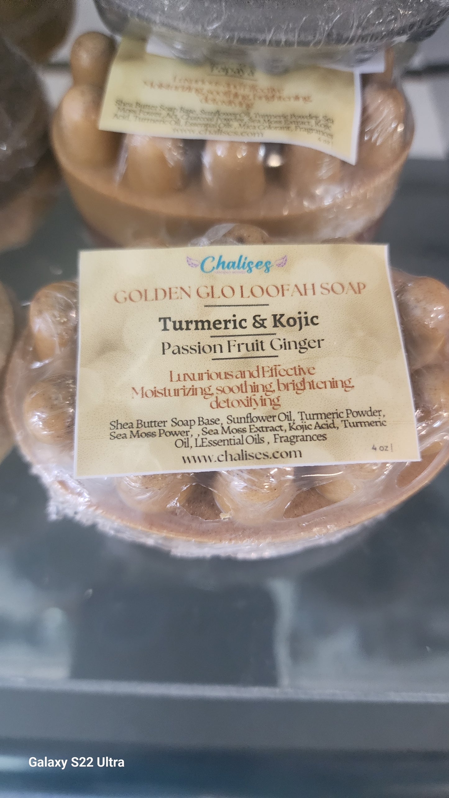 Golden Glo Loofah Soap