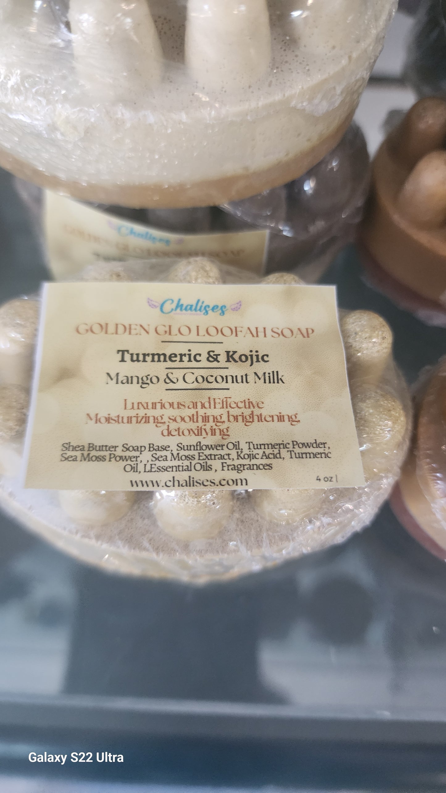 Golden Glo Loofah Soap