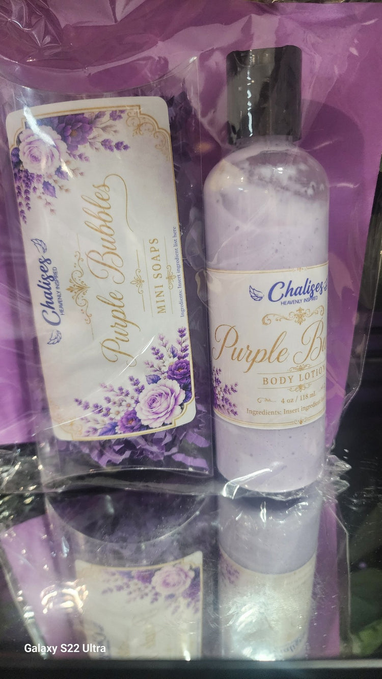 Purple Bubbles Luxury Bubble Bath - Chalises Heavenly Inspired
