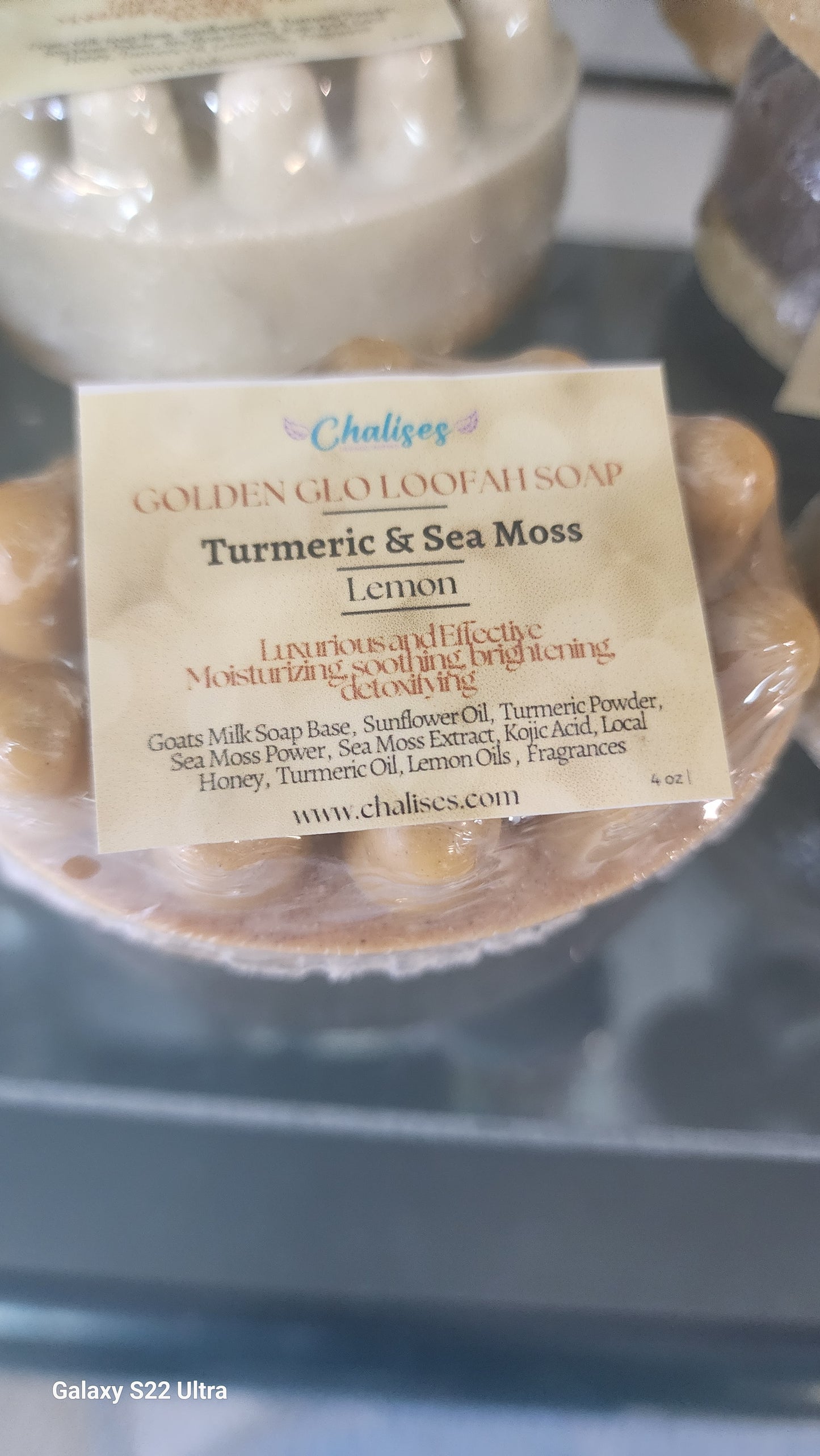 Golden Glo Loofah Soap