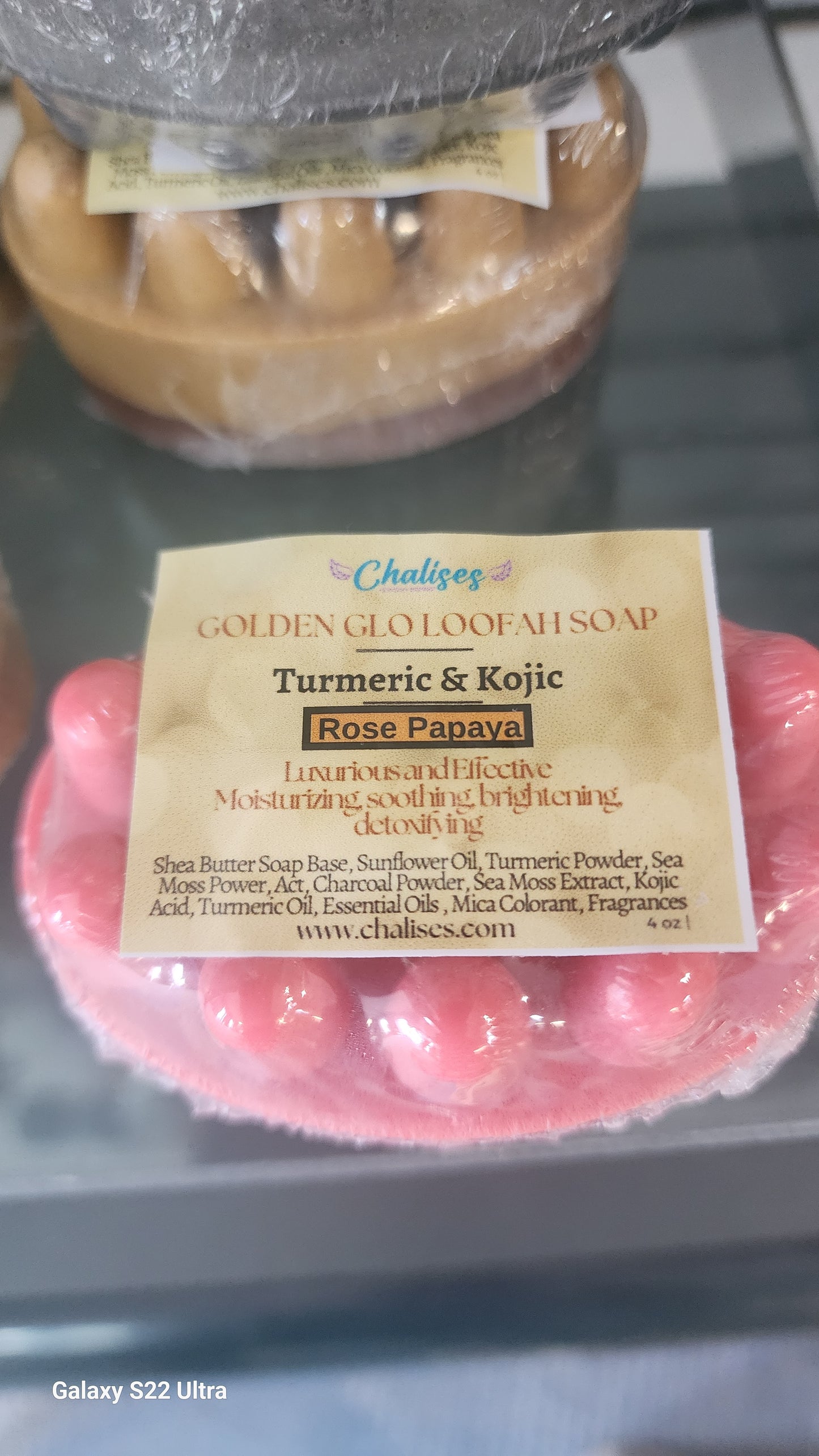 Golden Glo Loofah Soap