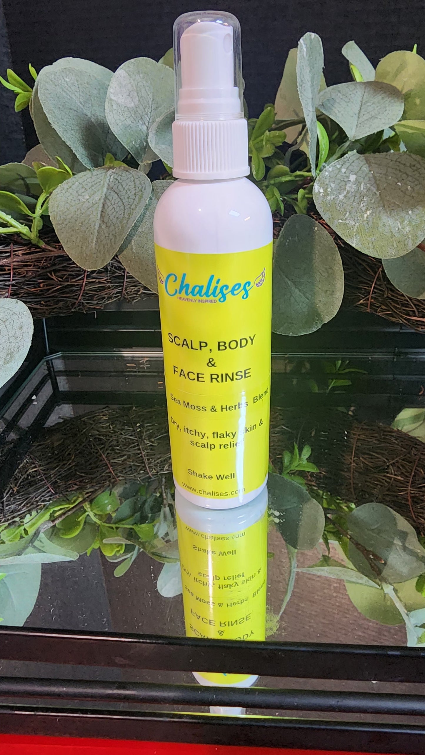 Scalp Body Face Wash & Rinse for Dry Flaky Skin Eczema Dermatitis Relief