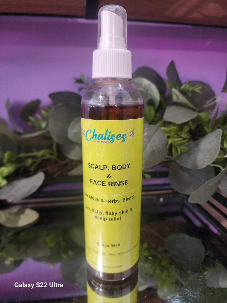Scalp Body Face Wash & Rinse for Dry Flaky Skin Relief - Chalises Heavenly Inspired