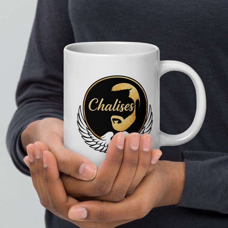 White glossy mug - Chalises Heavenly Inspired