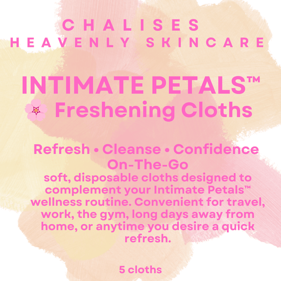 Intimate Petals Freshening Cloths - Chalises Heavenly Inspired