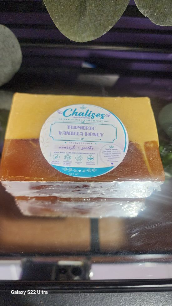 Turmeric Vanilla Honey Bar Soap