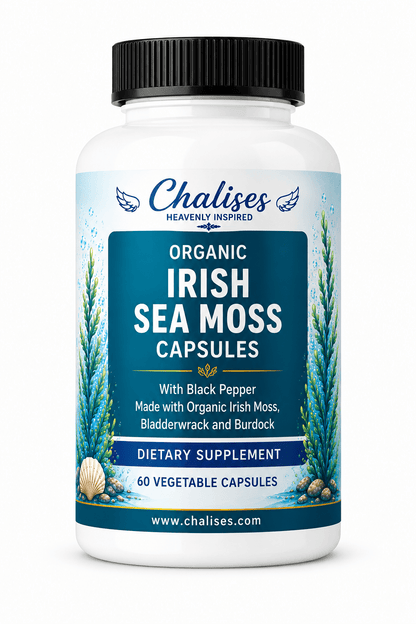 Chalises Herbal Wellness Capsules | Sea Moss, Ashwagandha, Soursop & More - Chalises Heavenly Inspired