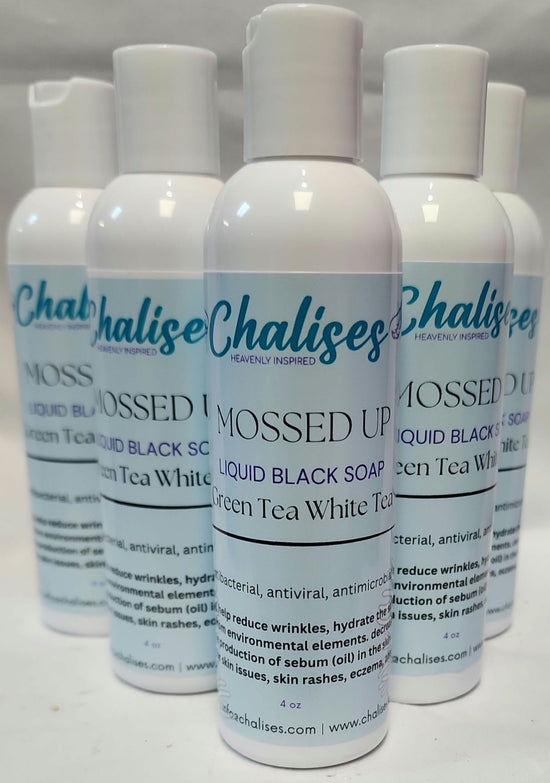Mossed Up Liquid Black Soap | Natural Cleanser – Chalises - Chalises Heavenly Inspired