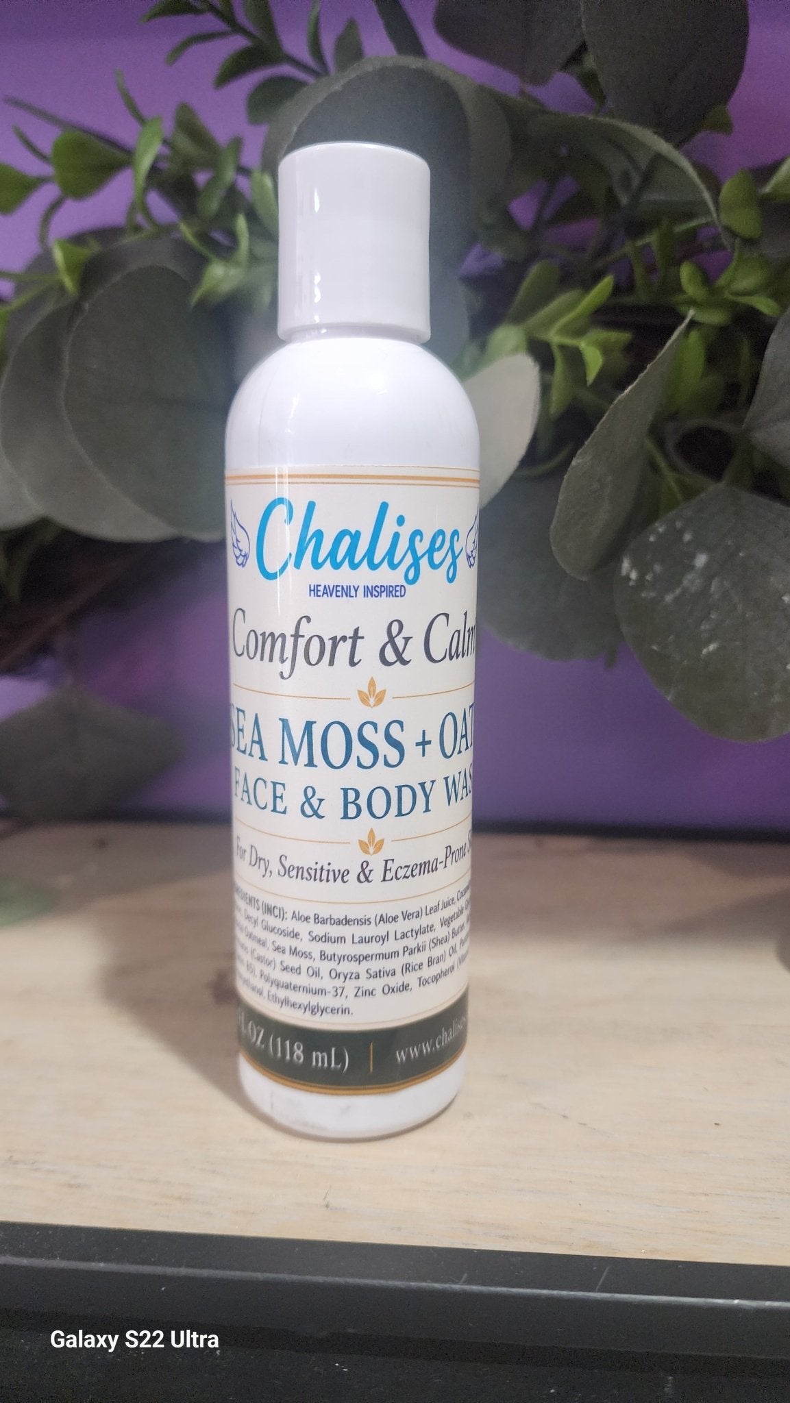 Comfort and Calm Sea Moss and Oats Body Wash - Chalises Heavenly Inspired