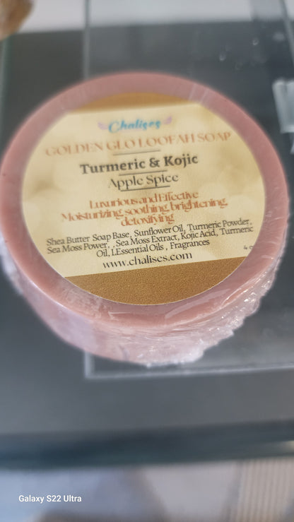 Golden Glo Loofah Soap