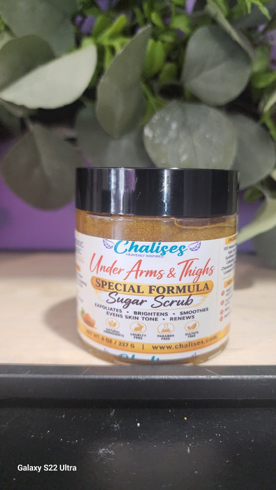 Under Arms &Thighs™ Special Formula Sugar Scrub | Chalises - Chalises Heavenly Inspired
