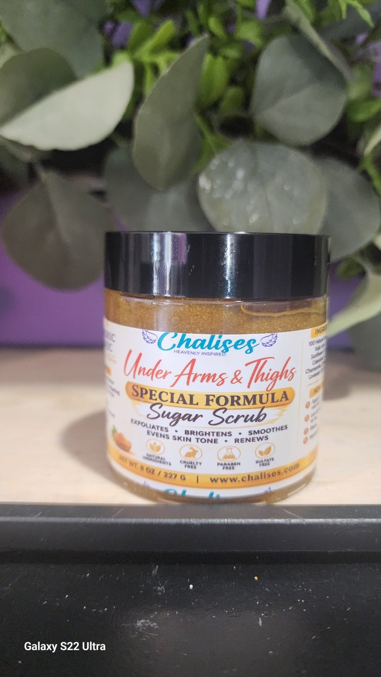 Under Arms &Thighs™ Special Formula Sugar Scrub | Chalises - Chalises Heavenly Inspired