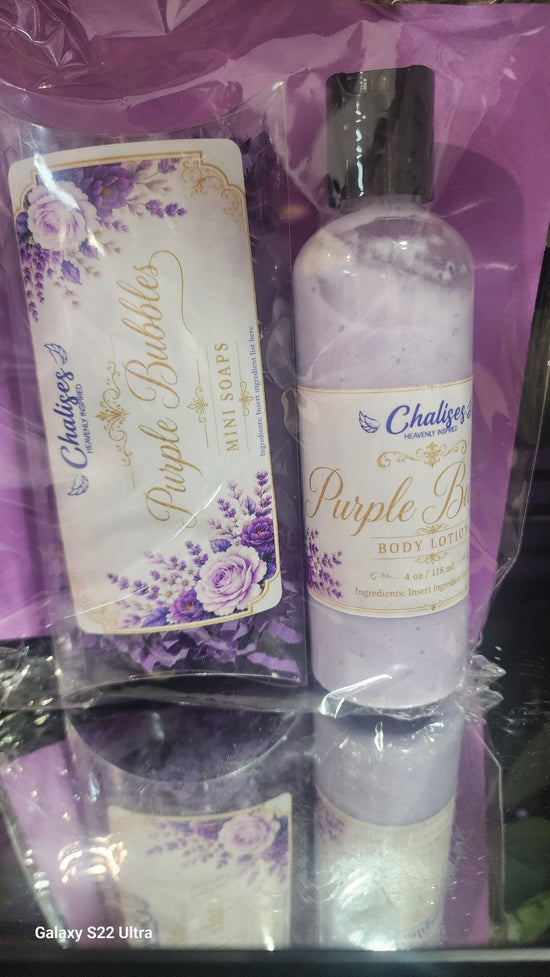 Purple Bubbles Luxury Bubble Bath - Chalises Heavenly Inspired