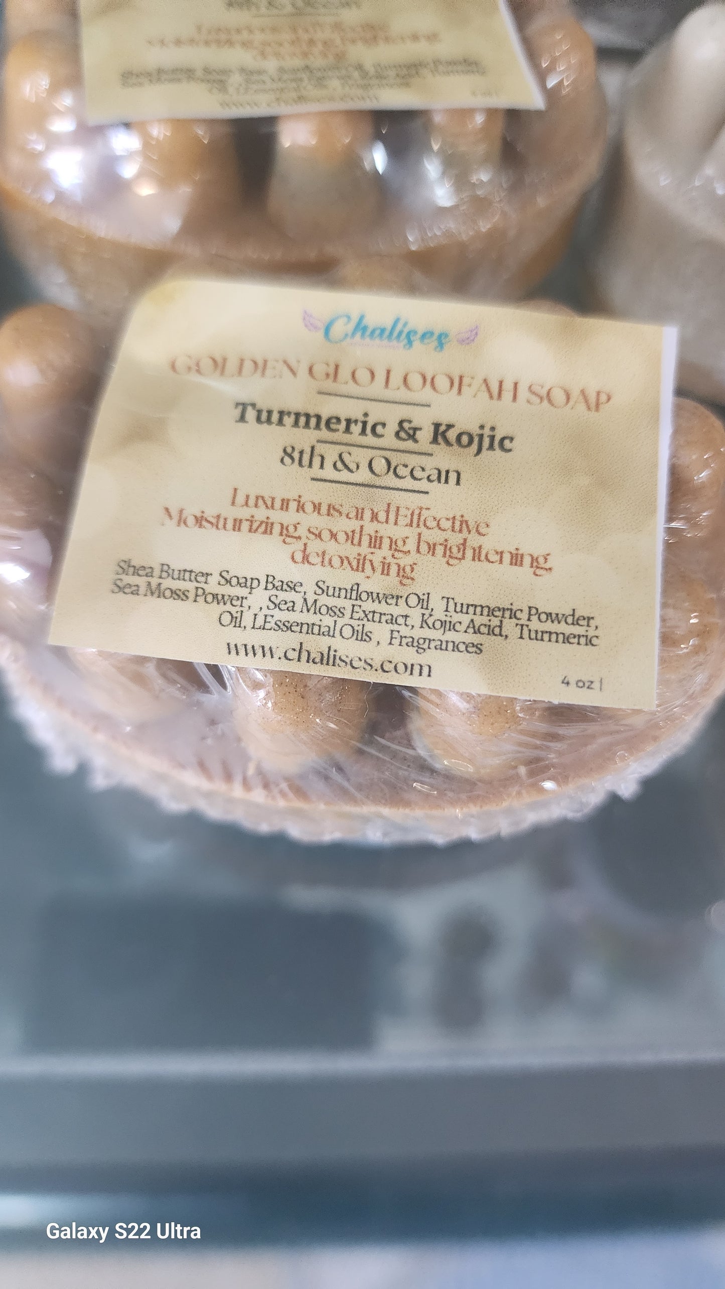 Golden Glo Loofah Soap