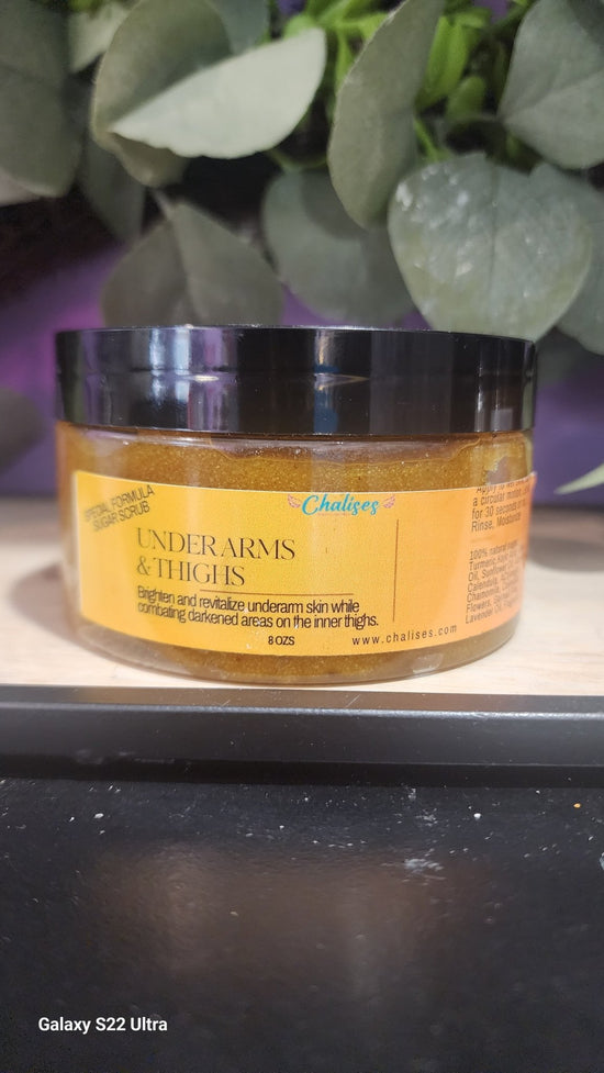 Under Arms &Thighs™ Special Formula Sugar Scrub | Chalises - Chalises Heavenly Inspired