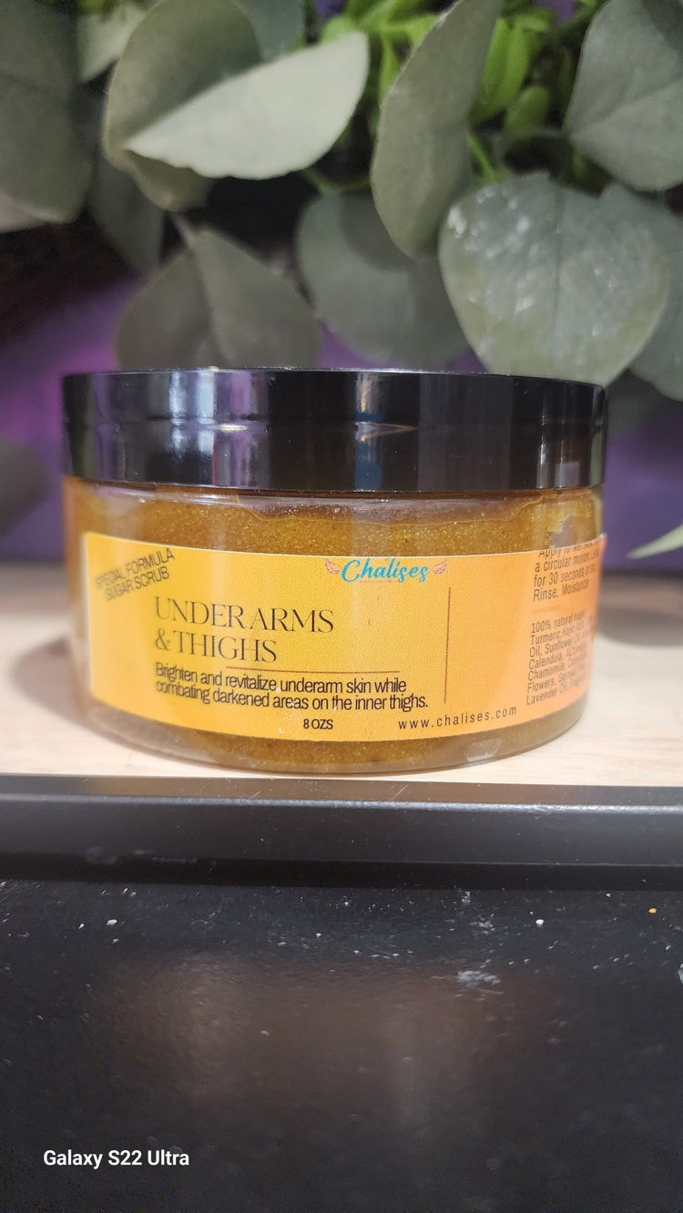 Under Arms &Thighs™ Special Formula Sugar Scrub | Chalises - Chalises Heavenly Inspired