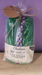 Chalises Exfoliating Bath Sponges | African Nylon Sponge & Natural Loofah