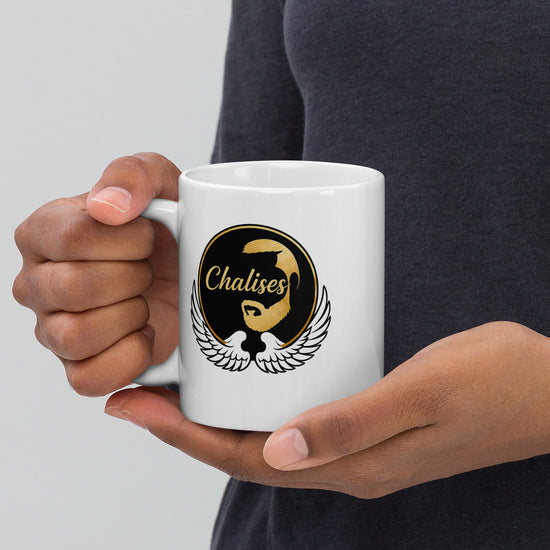 White glossy mug - Chalises Heavenly Inspired