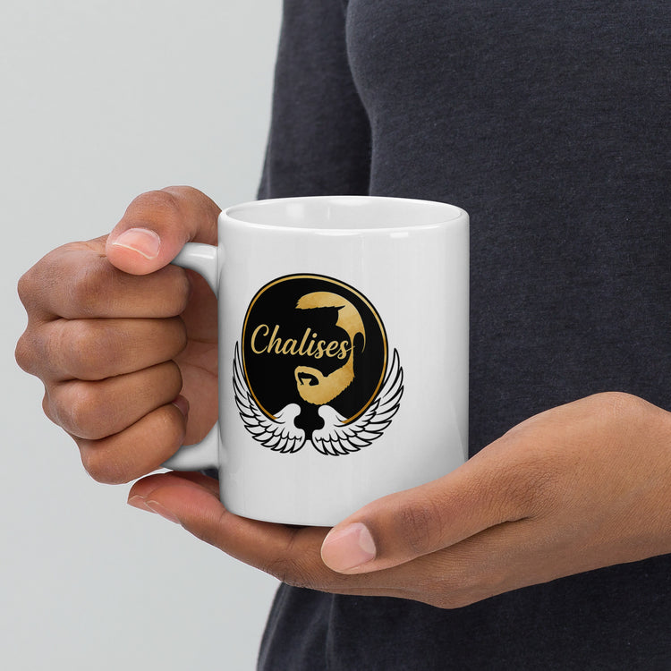 White glossy mug - Chalises Heavenly Inspired