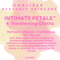 Intimate Petals Freshening Cloths - Chalises Heavenly Inspired